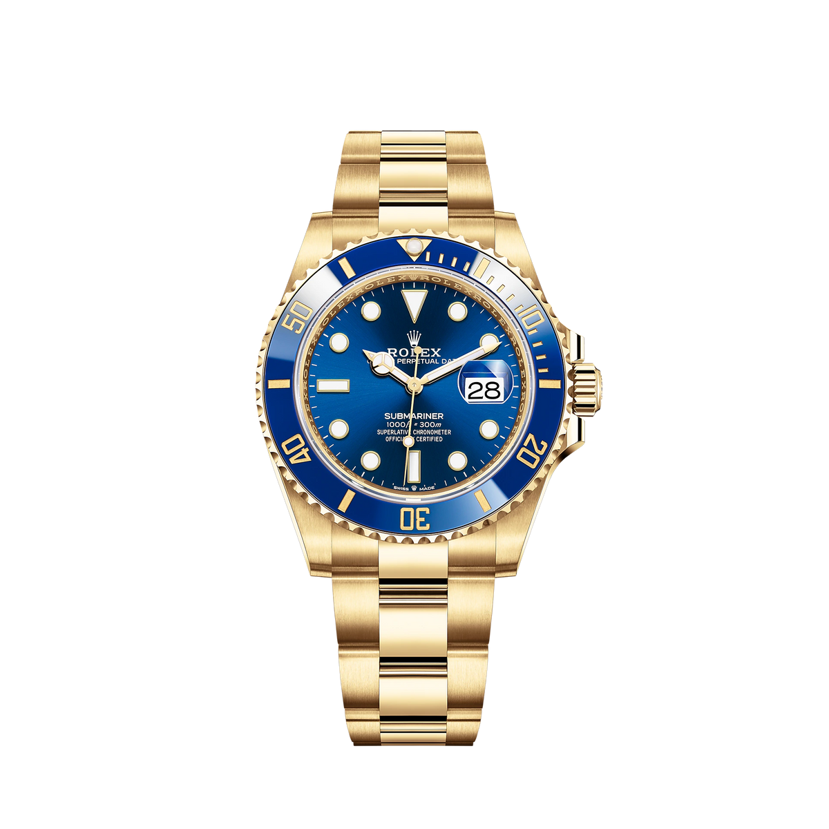 Submariner gold blue discount