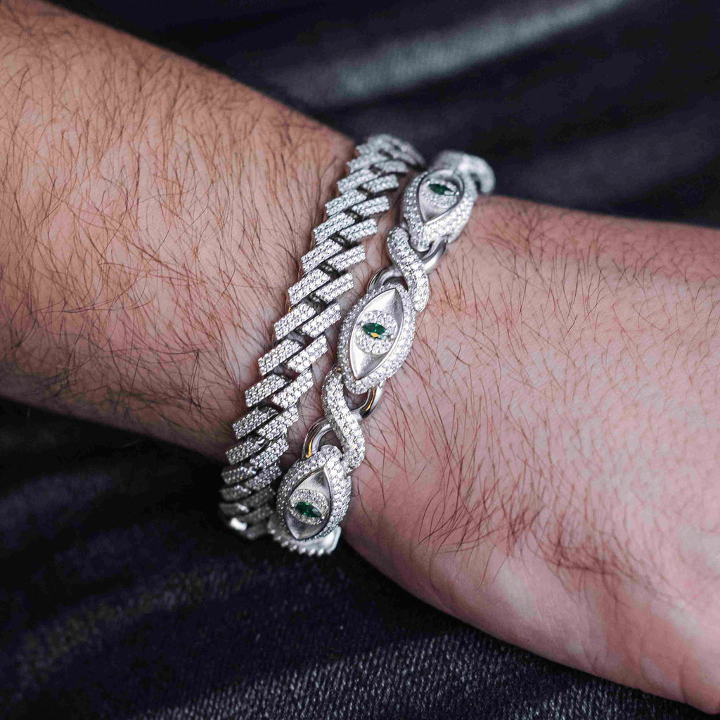 Diamond Cuban Link bracelet | Men Diamond Bracelets in Dubai UAE
