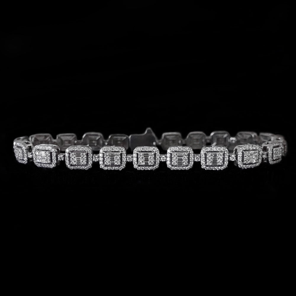 Baguette Diamond Bracelet | Diamond Bracelets in Dubai UAE