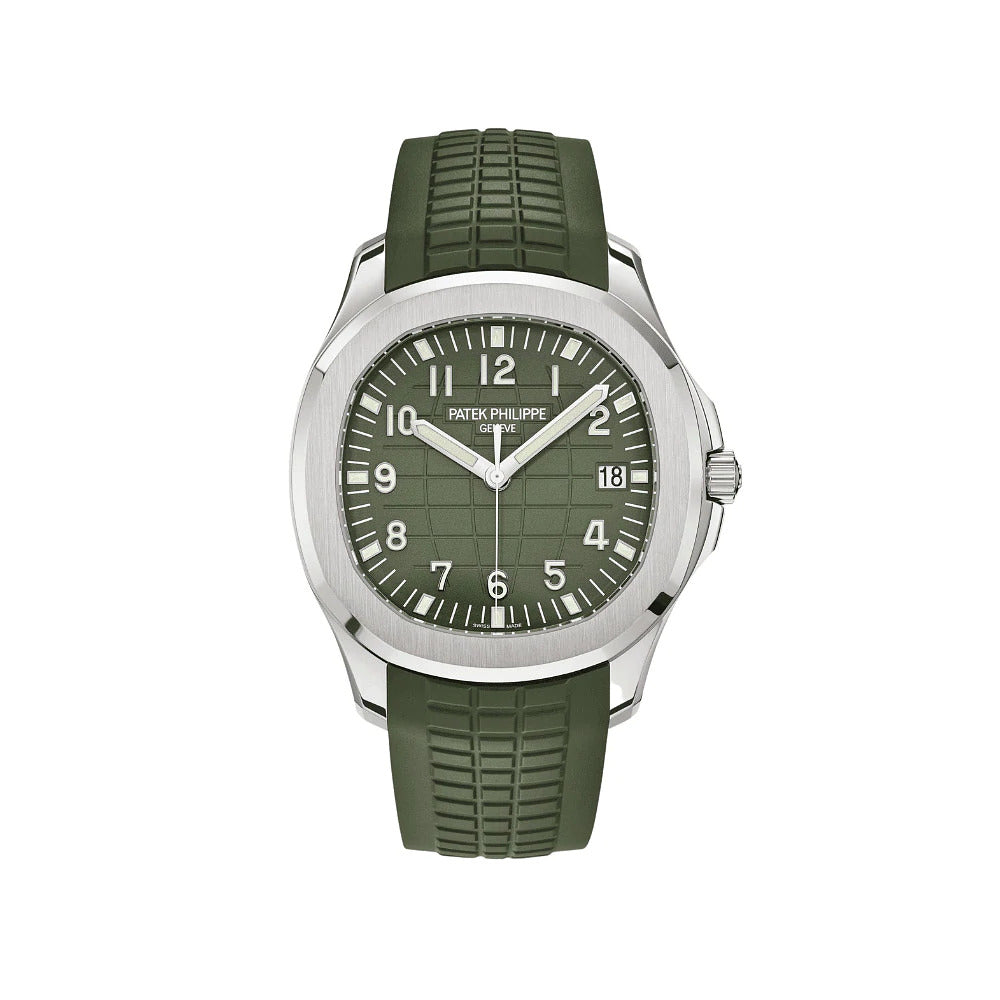 Patek Philippe Aquanaut 5168 18k White Gold Kaki Green | in Dubai, UAE