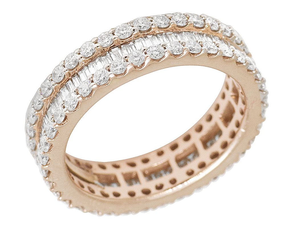 [global ice paris] - Baguette Eternity Ring
