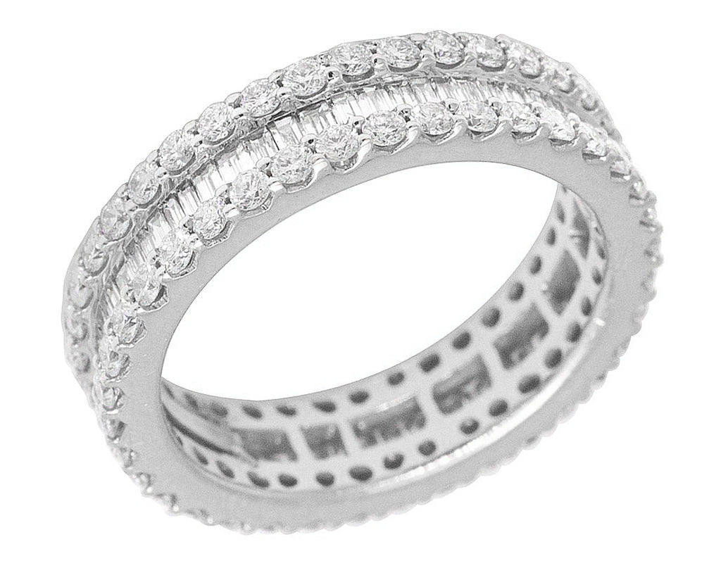 [global ice paris] - Baguette Eternity Ring