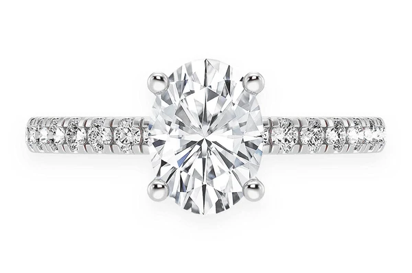 1ct Oval Cut Diamond Ring | Engagement & Wedding Rings in Dubai, UAE | Global Ice