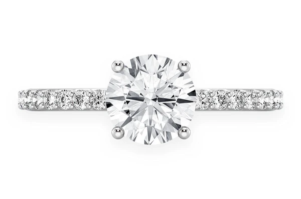 1ct Round Cut Diamond Ring | Engagement & Wedding Rings in Dubai, UAE | Global Ice