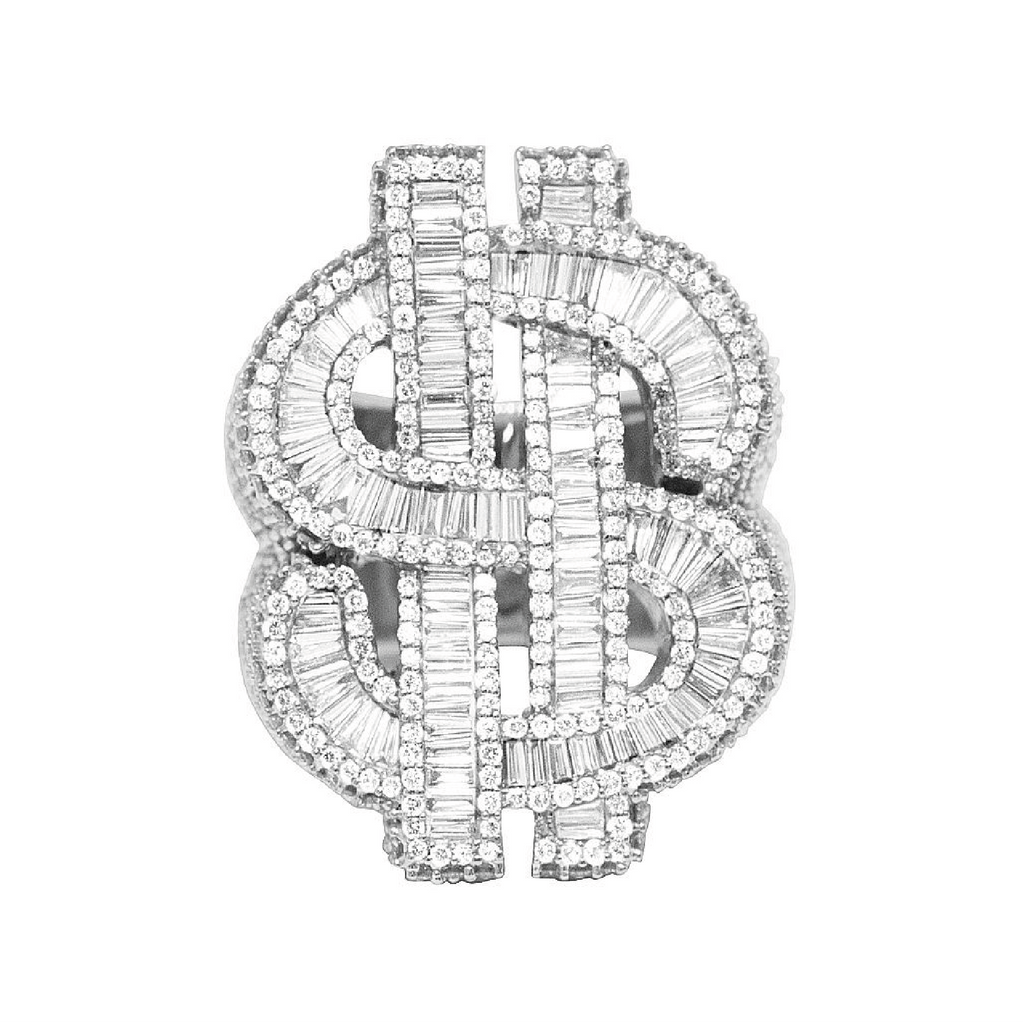 Diamond Dollar Ring | Men Diamond Pinky Rings in Dubai, UAE | Global Ice