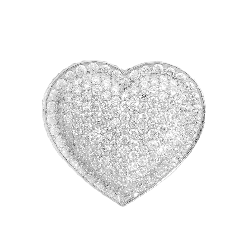 Diamond Heart Ring | Men Diamond Rings in Dubai, UAE | Global Ice