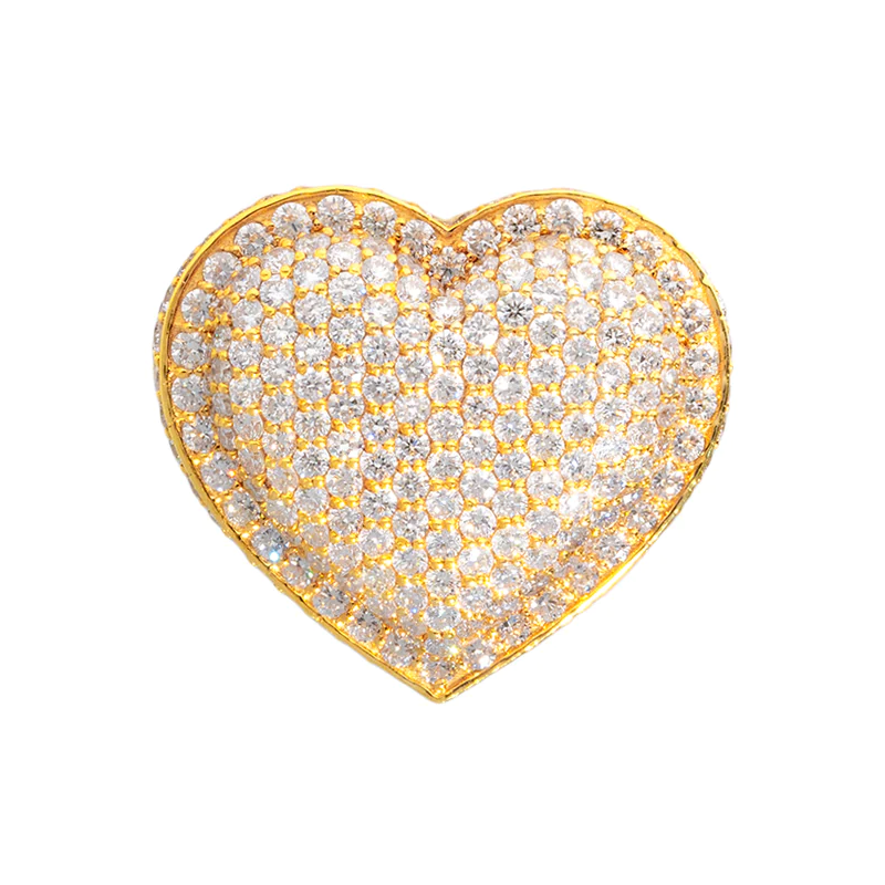 Diamond Heart Ring | Men Diamond Rings in Dubai, UAE | Global Ice