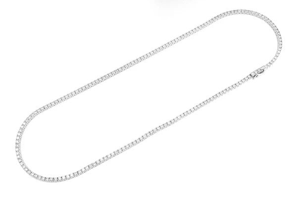  Diamond Tennis Necklace 14k white gold | in Dubai, UAE | Global Ice