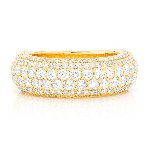 Global Ice Paris  - Diamond Eternity Ring - 14kt