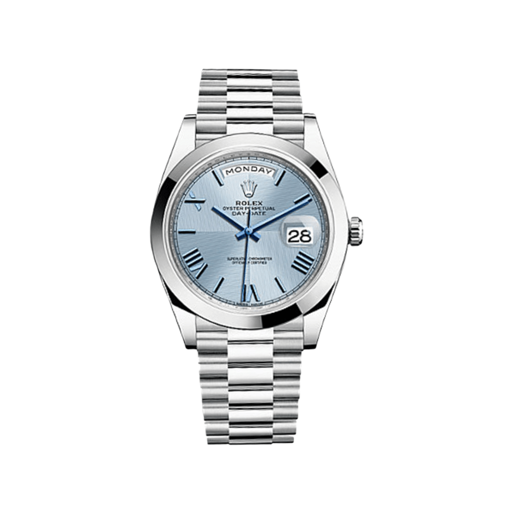 Ice blue day date on sale