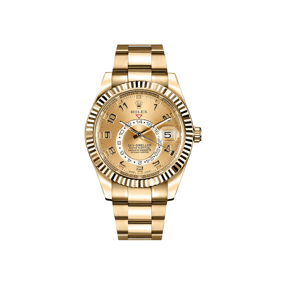 Rolex sky dweller all 2025 gold